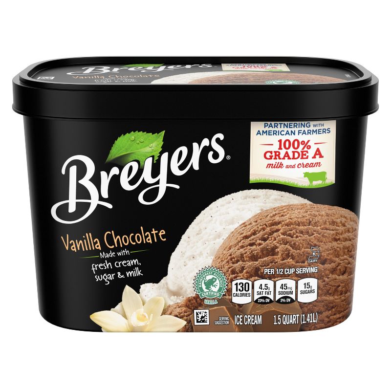 Breyers Vanilla Chocolate Ice Cream - 48oz