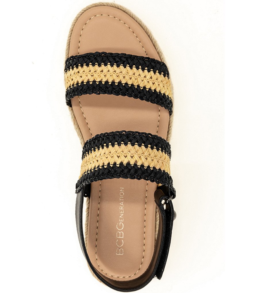BCBGeneration Fantasa Woven Fabric Platform Espadrilles
