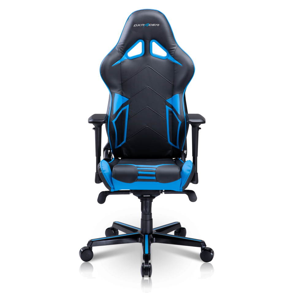 DXRacer Racing Series OH/RV131/NW Newedge Edition Racing Bucket Seat Office Chair Gaming Chair PVC Ergonomic Computer Chair eSports Desk Chair Executive Chair With Pillows