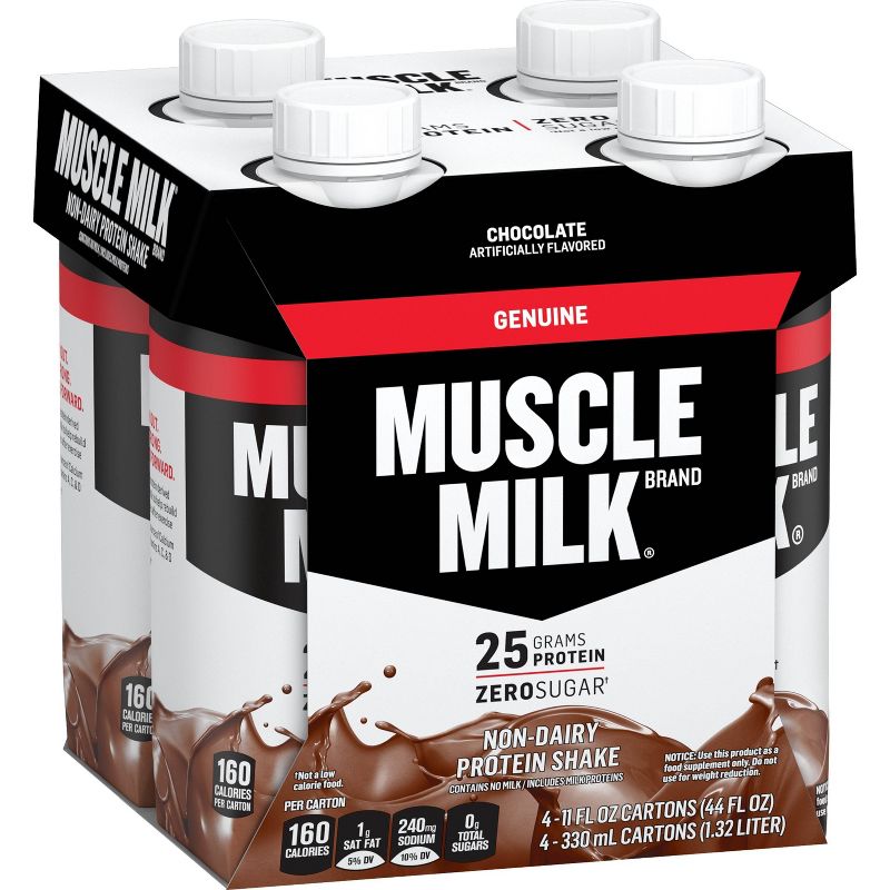 Muscle Milk Genuine Protein Shake - Chocolate - 11 fl oz/4pk