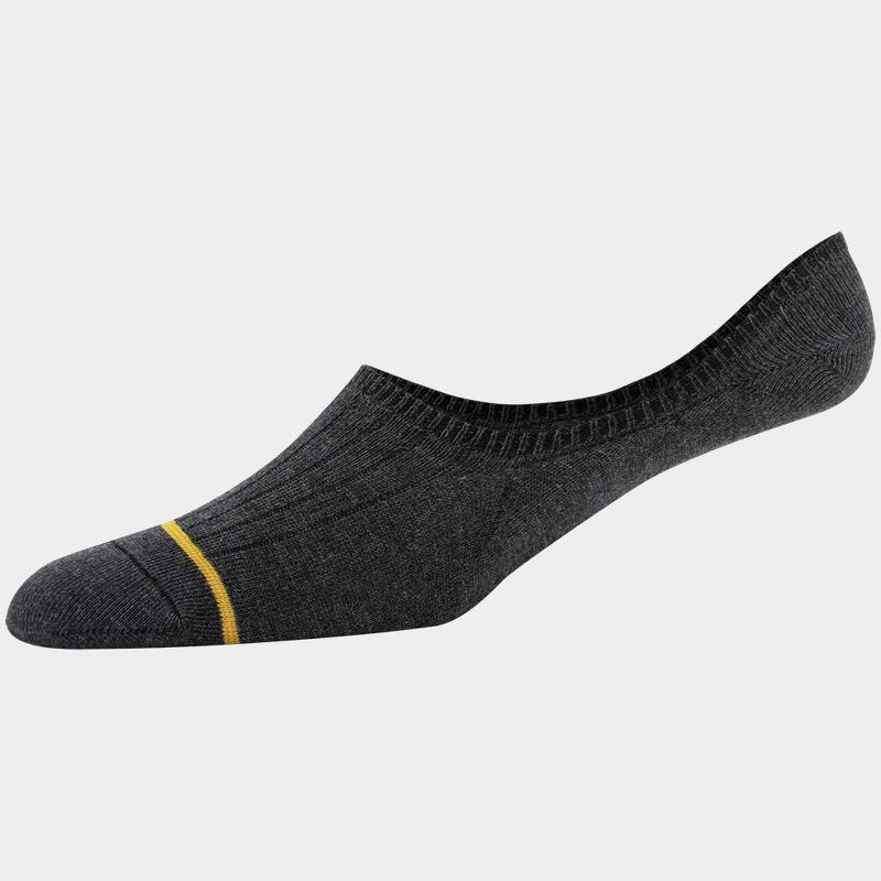 Signature Gold by GOLDTOE Men's Native Nomad Invisible Loafer Socks 2pk - Black/Peacoat 6-12.5
