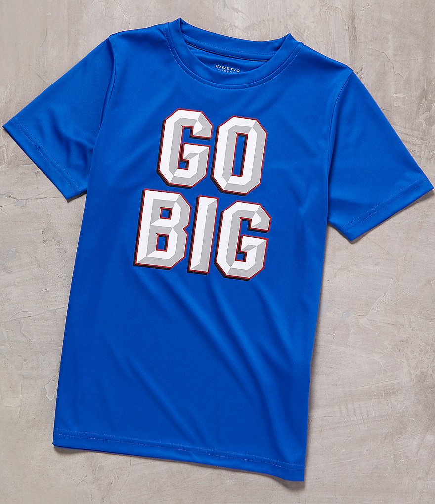 Kinetic by Class Club Big Boys 8-20 Short-Sleeve Go Big Screen Tee