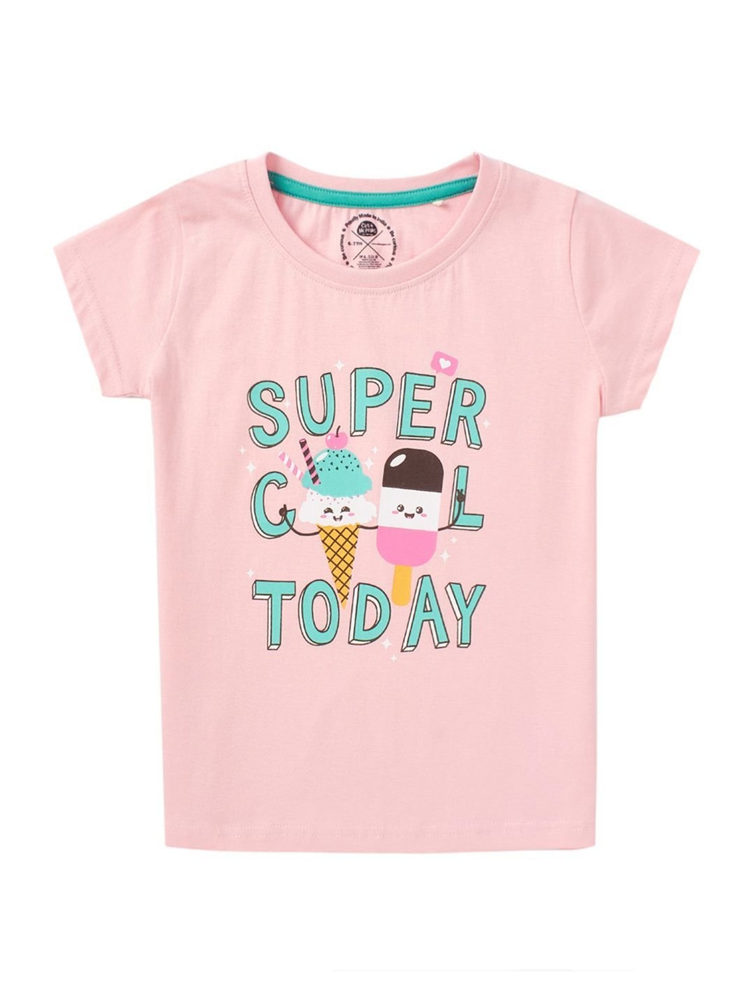 Cub McPaws Kids Multicolor Cotton Printed T-Shirt (Pack of 3)