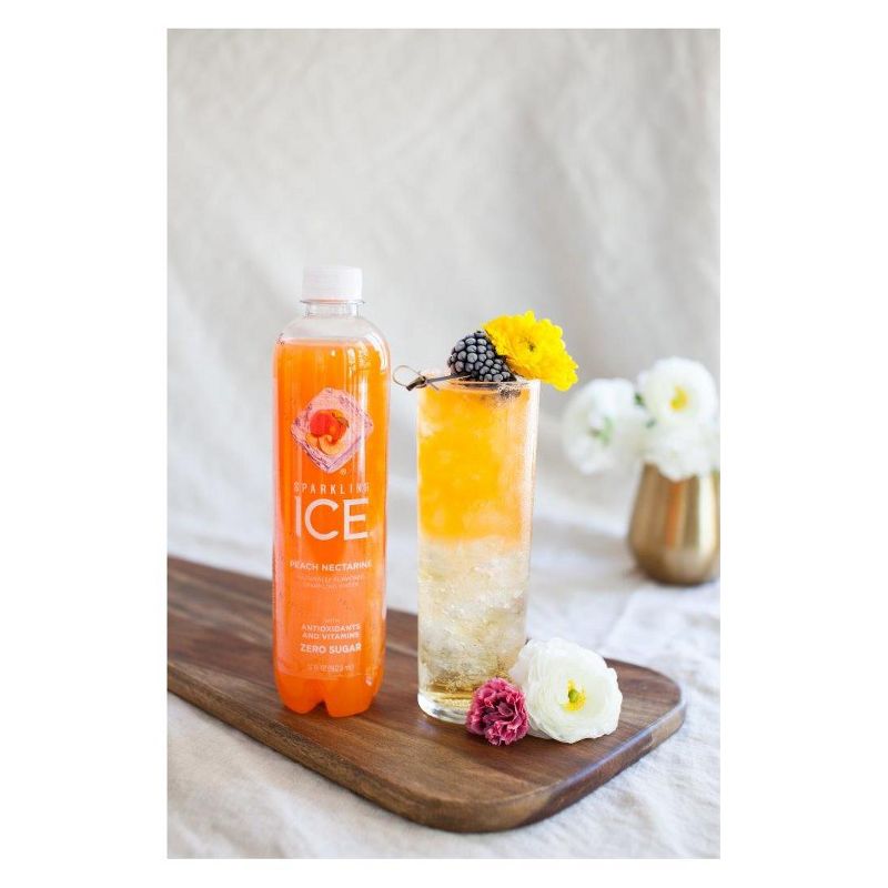 Sparkling Ice Peach Nectarine - 17 fl oz Bottle