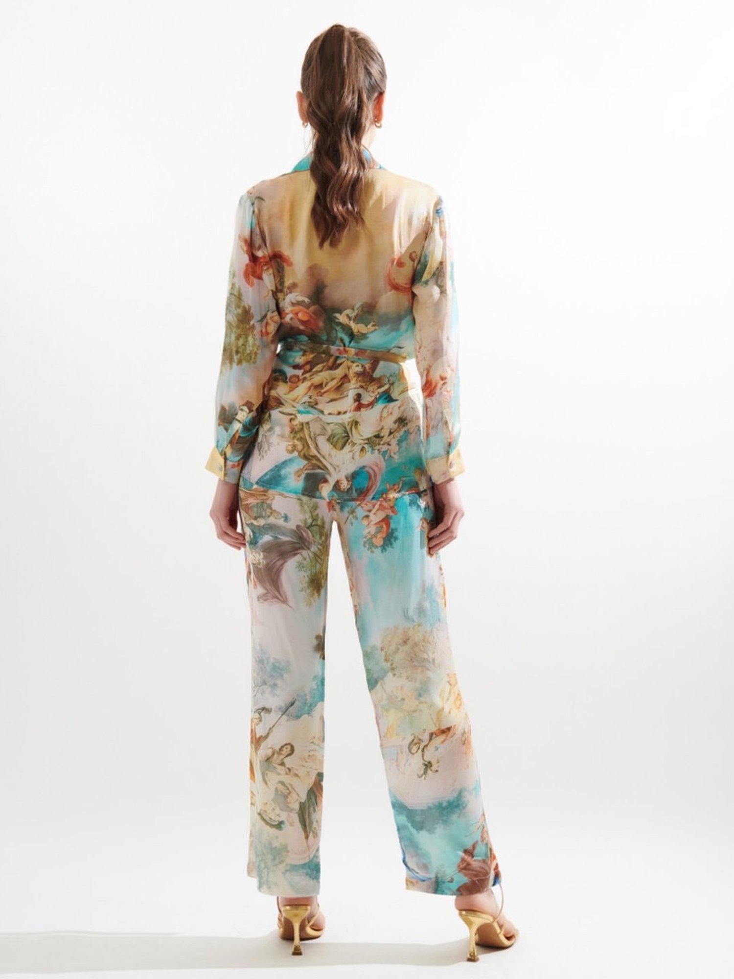 Cin Cin Multicolor Hodophilia Russ Shirt With Pant