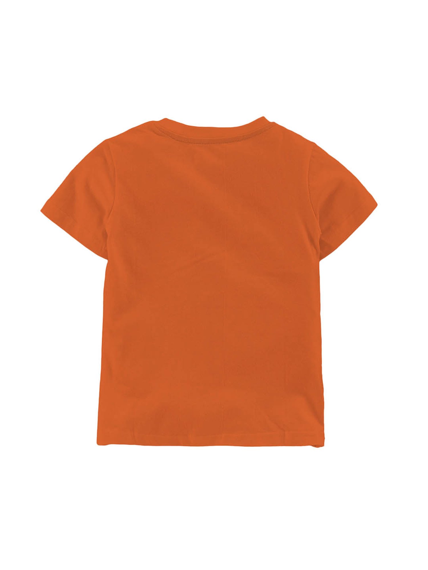 Zeezeezoo Boys Orange Chachu's Superstar Printed T-shirt
