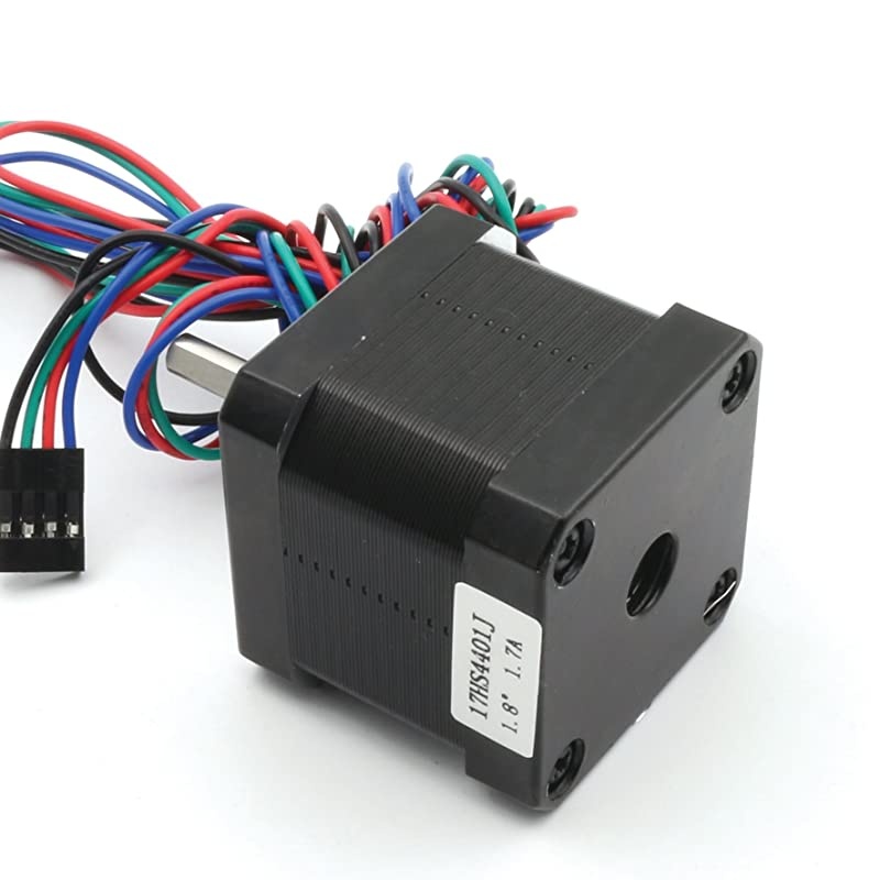Nema 17 Stepper Motor 40mm 64oz-in 45Ncm 1.7A 1.8 degree 2 phase with 1M 4-pin Cable & Connector Bipolar 42 stepping motor for 3D Printer Hobby CNC Router Machine 17HS4401J
