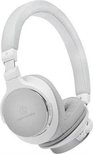 Audio-Technica ATH-SR5BTWH Bluetooth On Ear Headphones Hi-Res With Controls White