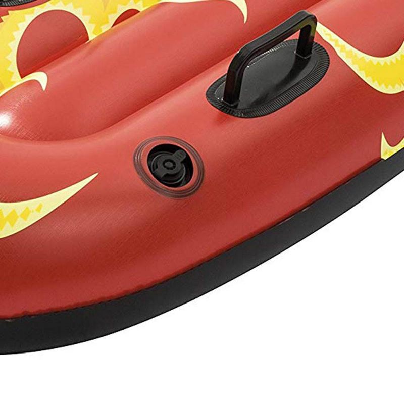 Bestway H2GO Snow Flurryz Sled Outdoor Inflatable Kids Snow Tube Sled, Red