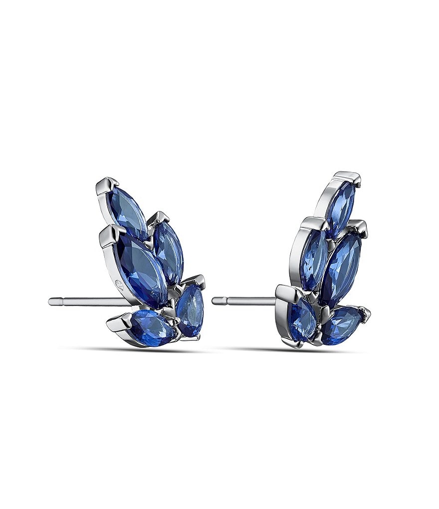 Swarovski Louison Blue Stud Pieced Earrings