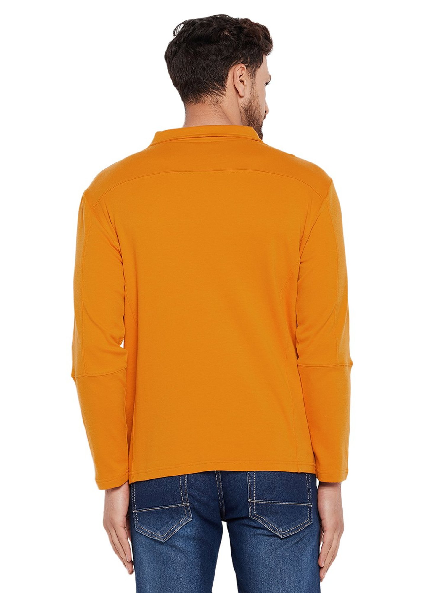 Hypernation Yellow Relaxed Fit Cotton Polo T-Shirt