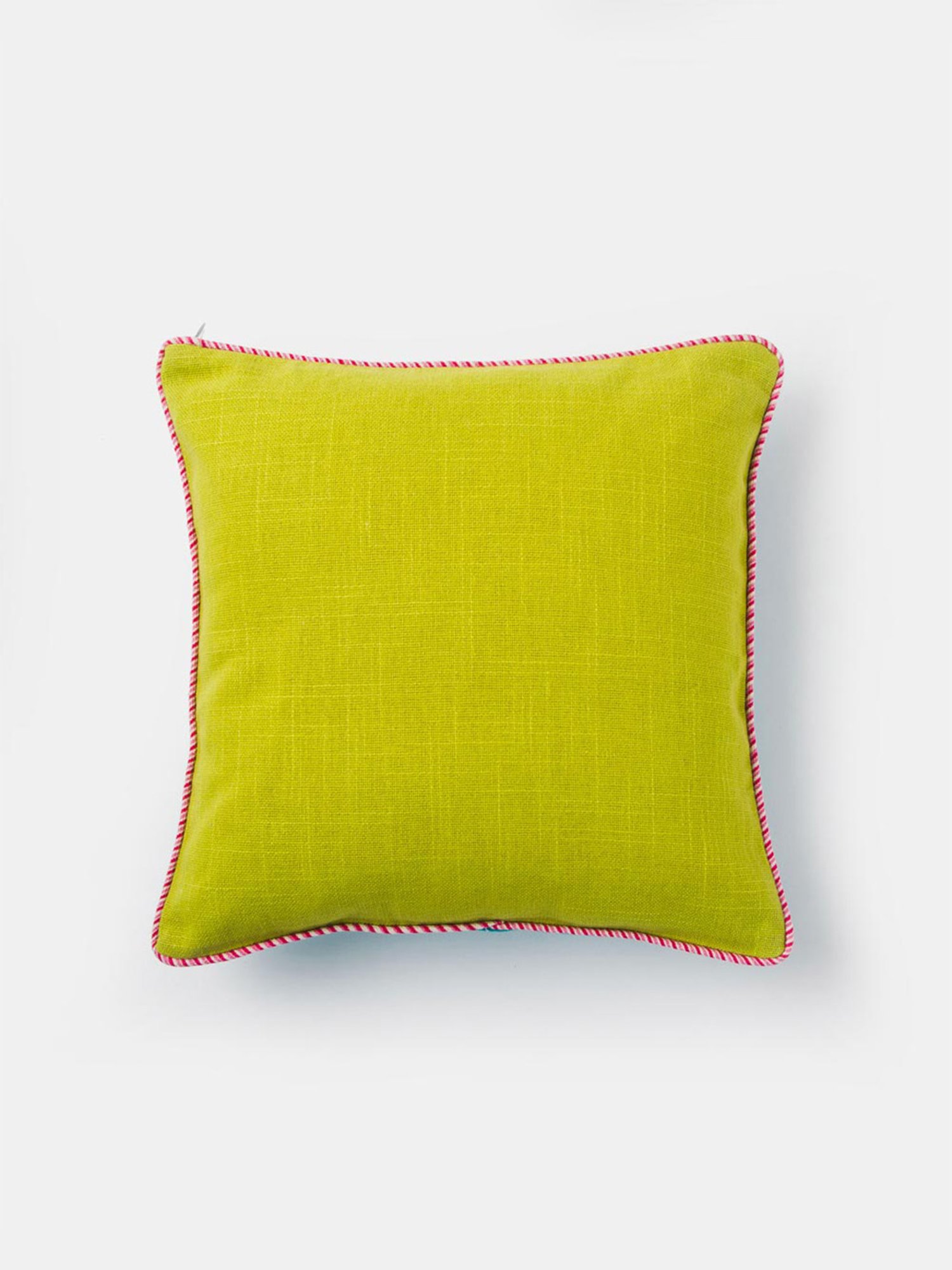 Fabindia Green Cotton 48 TC 230 GSM Rasika Cushion Cover