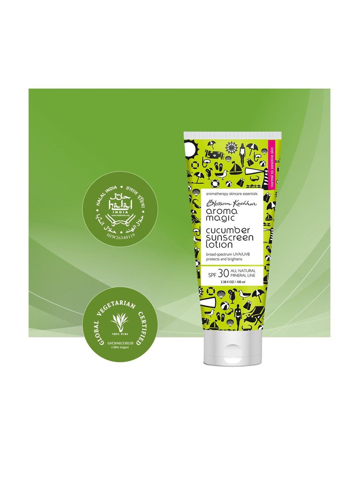 Aroma Magic Cucumber Sunscreen Lotion - 100 ml