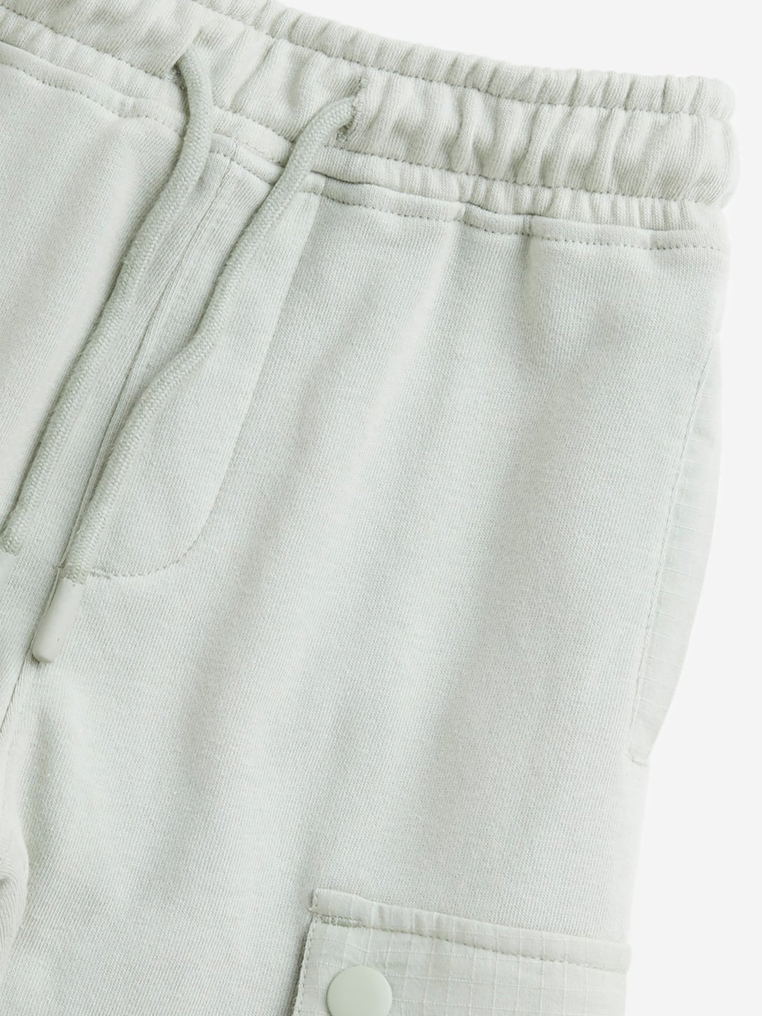 HOP Kids by Westside Dark Green Loose-Fit Mid-Rise Cotton Blend Joggers