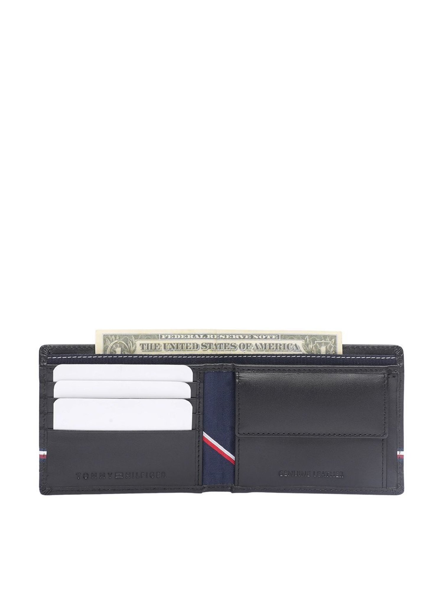 THE HOLISTIK Revival Black & Maroon Casual Leather Bi-Fold Wallet for Men