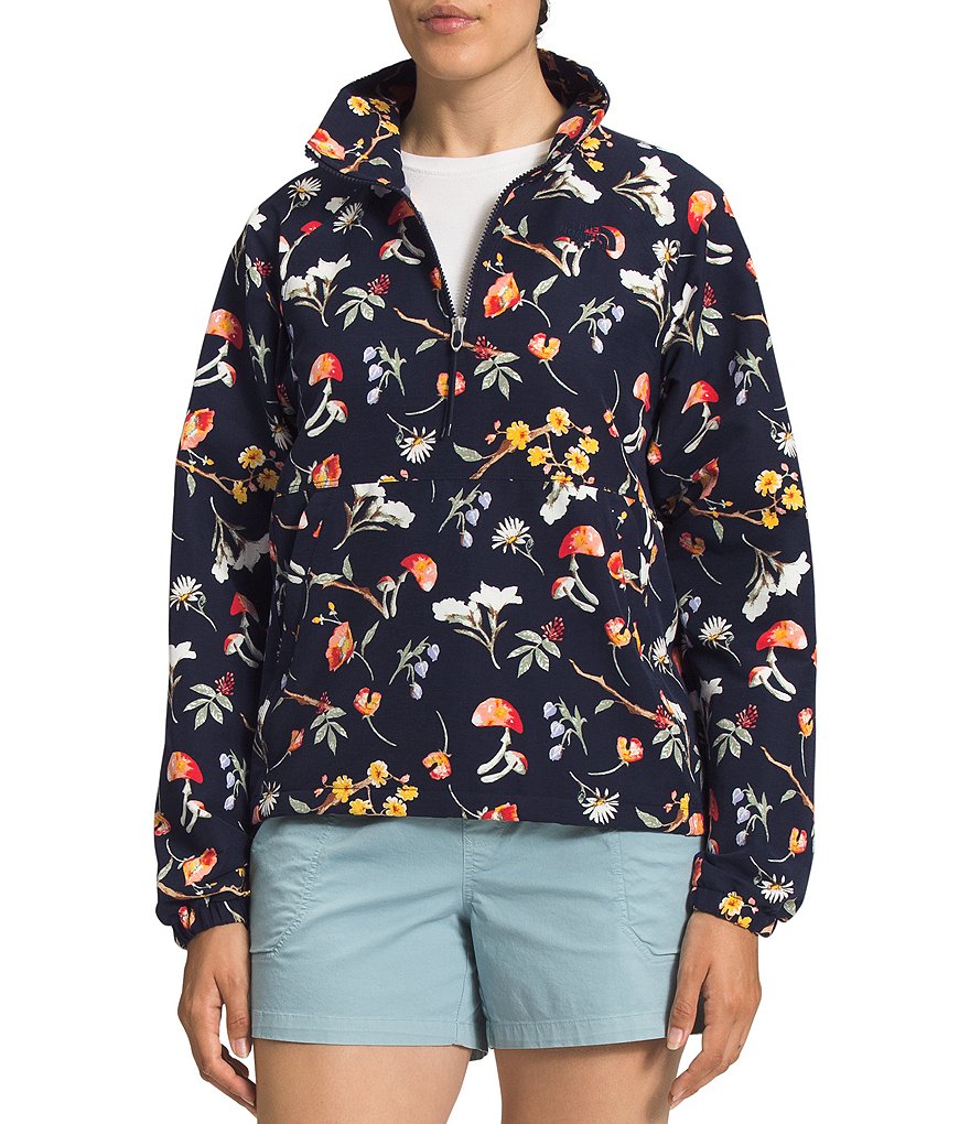 The North Face Printed Class V Packable Long Sleeve Windbreaker