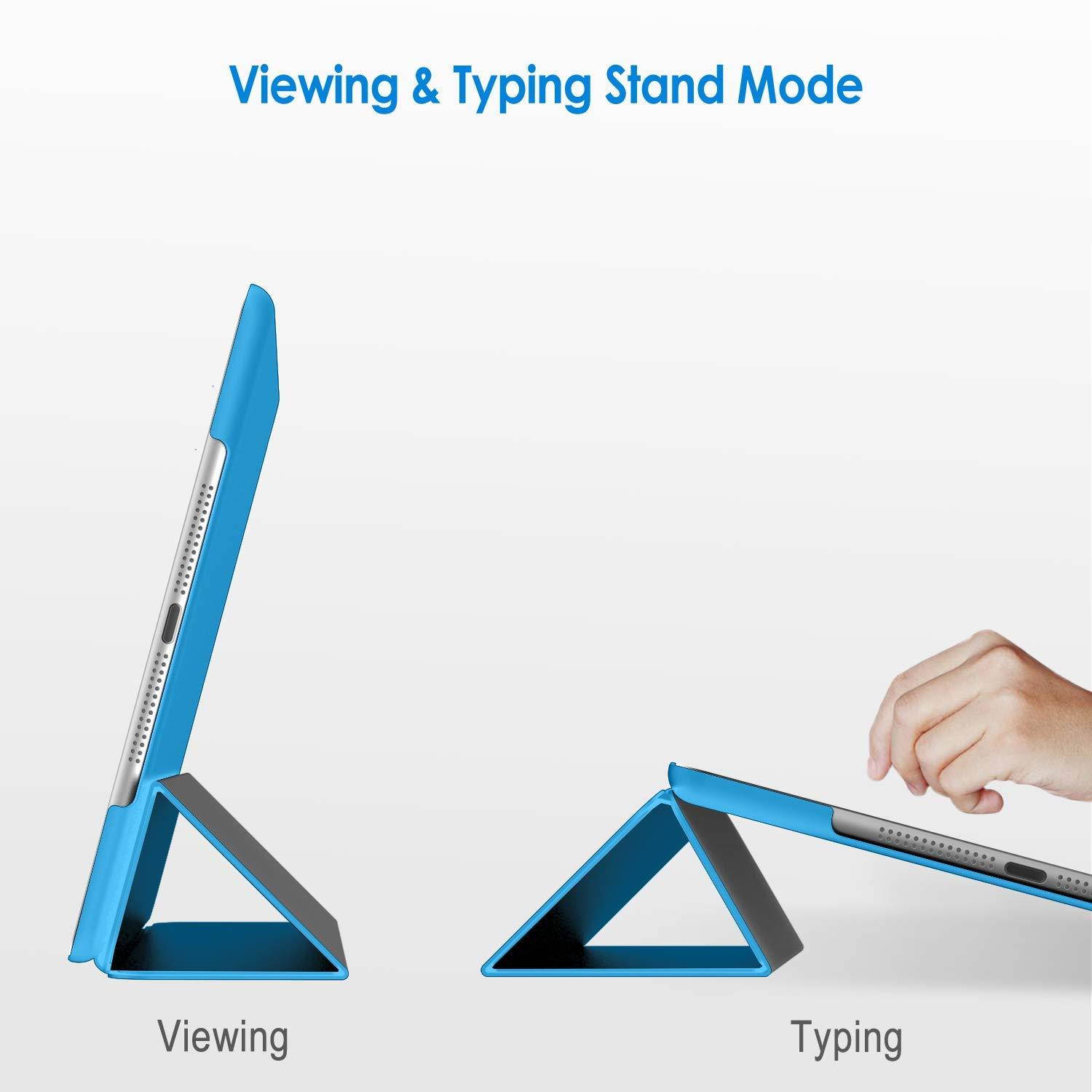 JETech Case for Apple iPad Mini 1 2 3 (NOT for iPad Mini 4), Smart Cover with Auto Sleep/Wake (Blue)