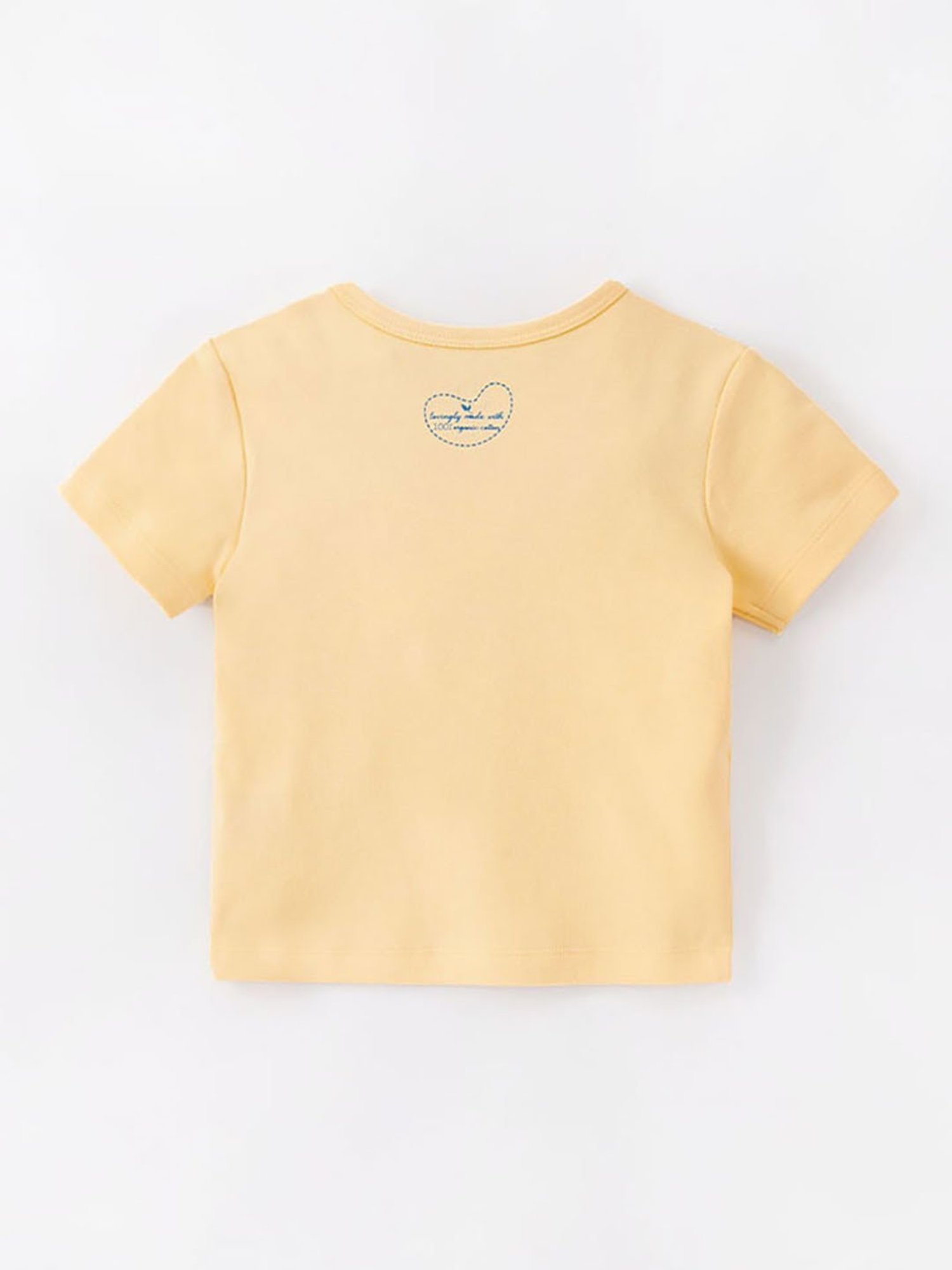 Ed-a-Mamma Baby Yellow Printed T-Shirt