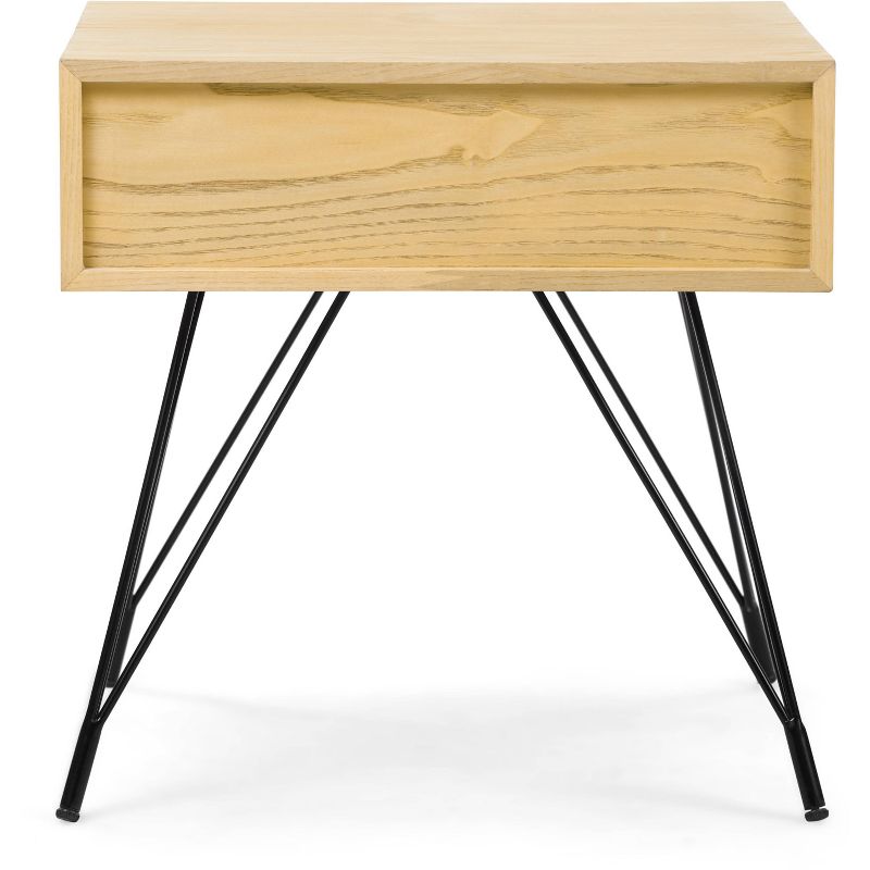 Newell Side Table Natural - Adore Decor