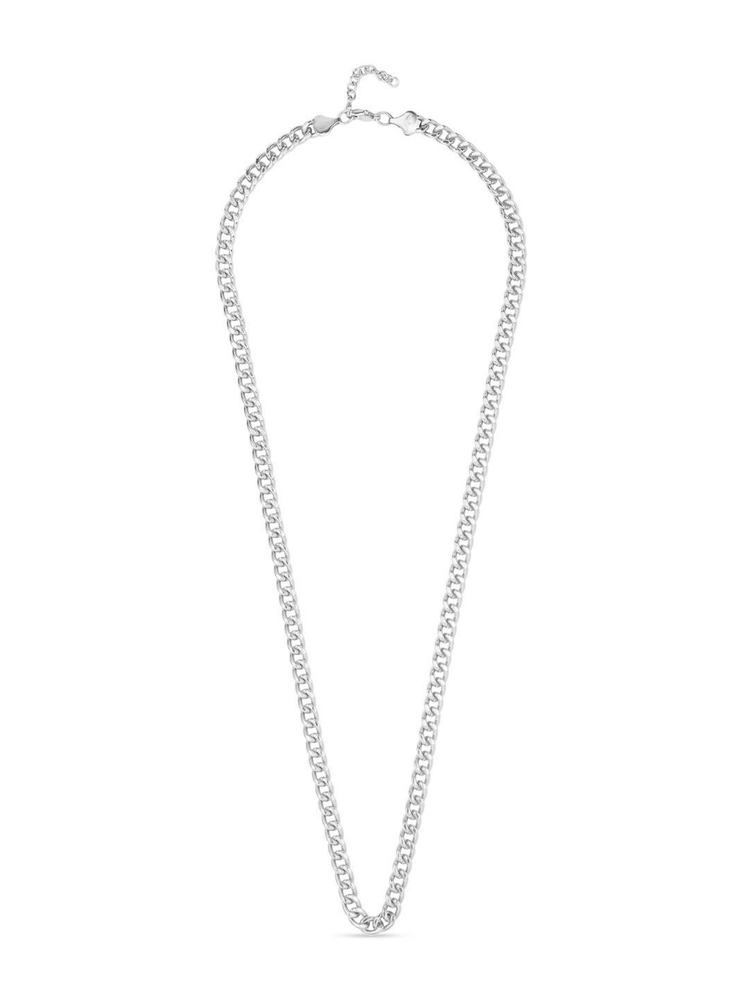 The Bro Code Silver-Plated Linked Necklace for Men