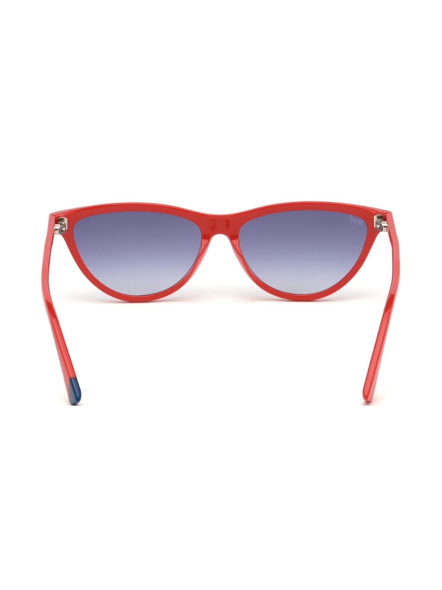 Web Eyewear Blue Cat Eye Sunglasses for Women Designed in Italy