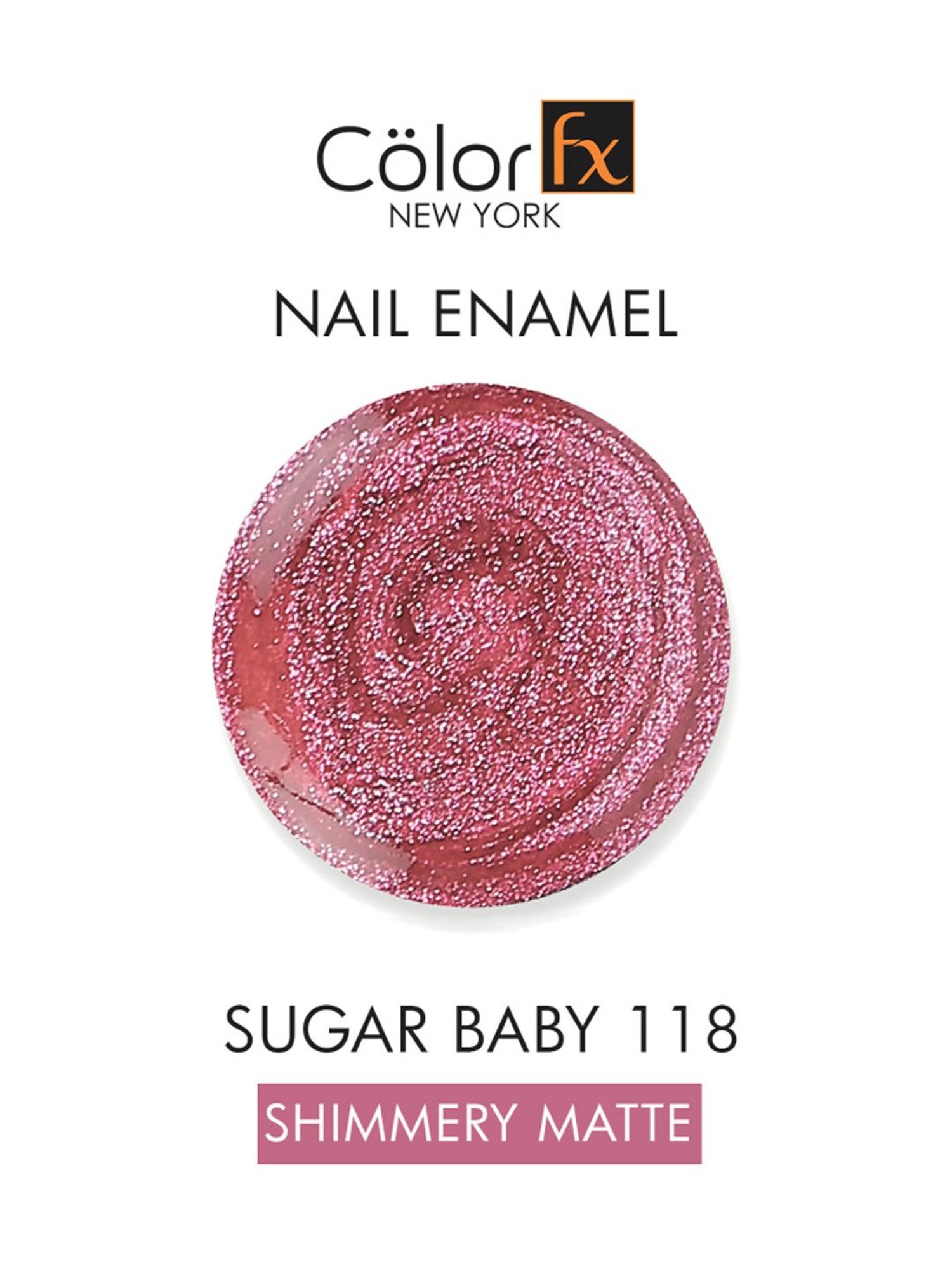 Color Fx Sugar Baby Wedding Collection Nail Enamel Shade 118 - 10 ml