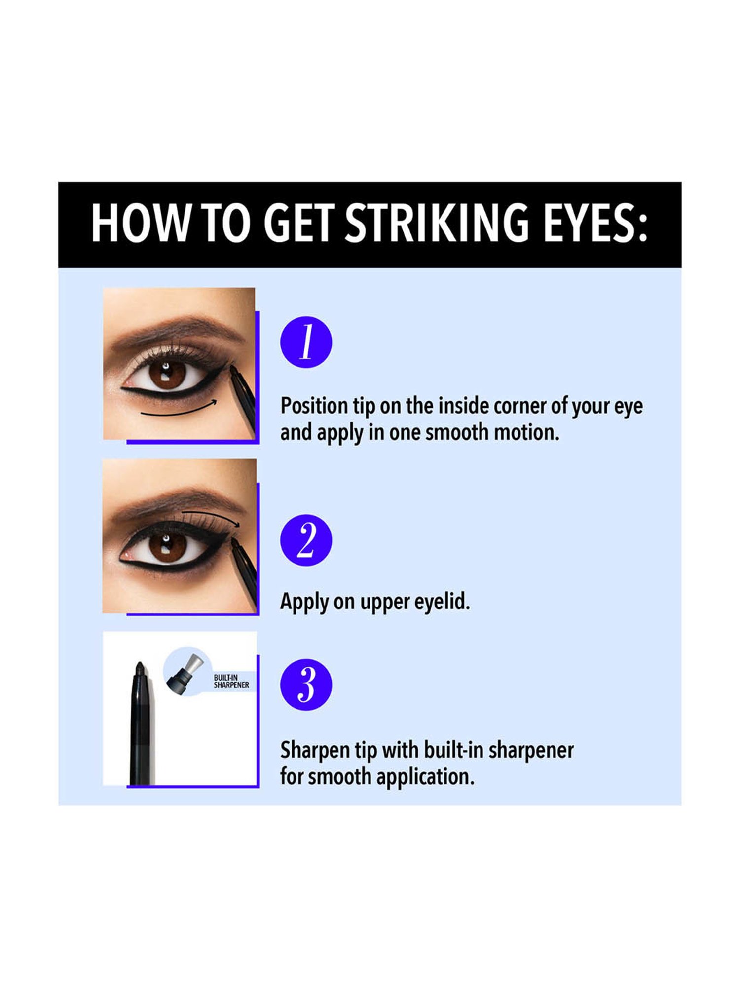 Matt Look Single Stroke Super Glide Eyeliner Kohl Kajal Bottle Green - 1.3 gm