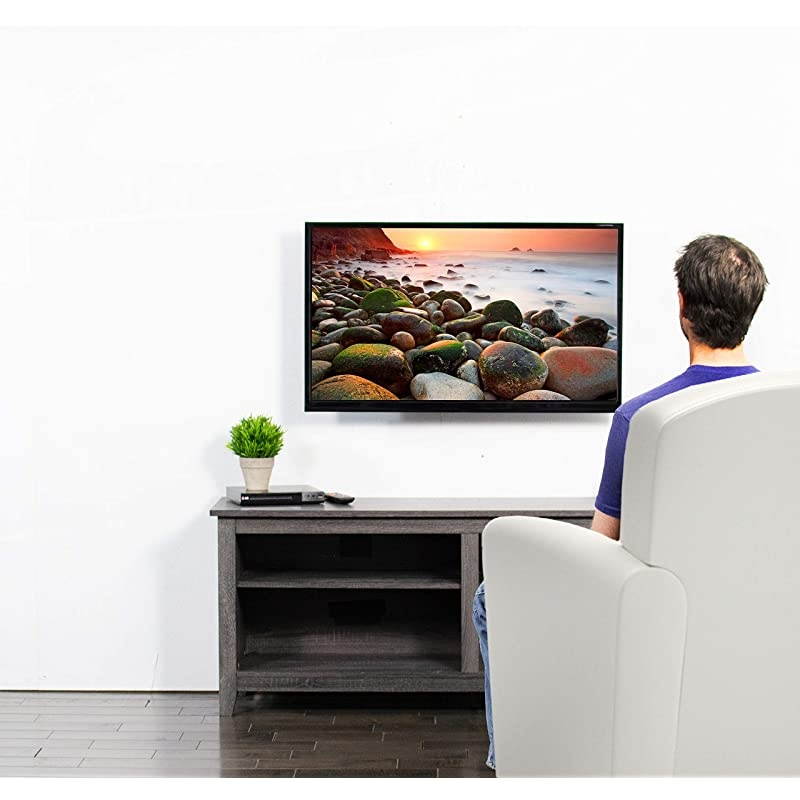 Full Motion Wall Mount for up to 27 inch LCD LED TV and Computer Monitor Screens Tilt and Swivel Bracket with Max 100x100mm VESA MOUNTVW01M