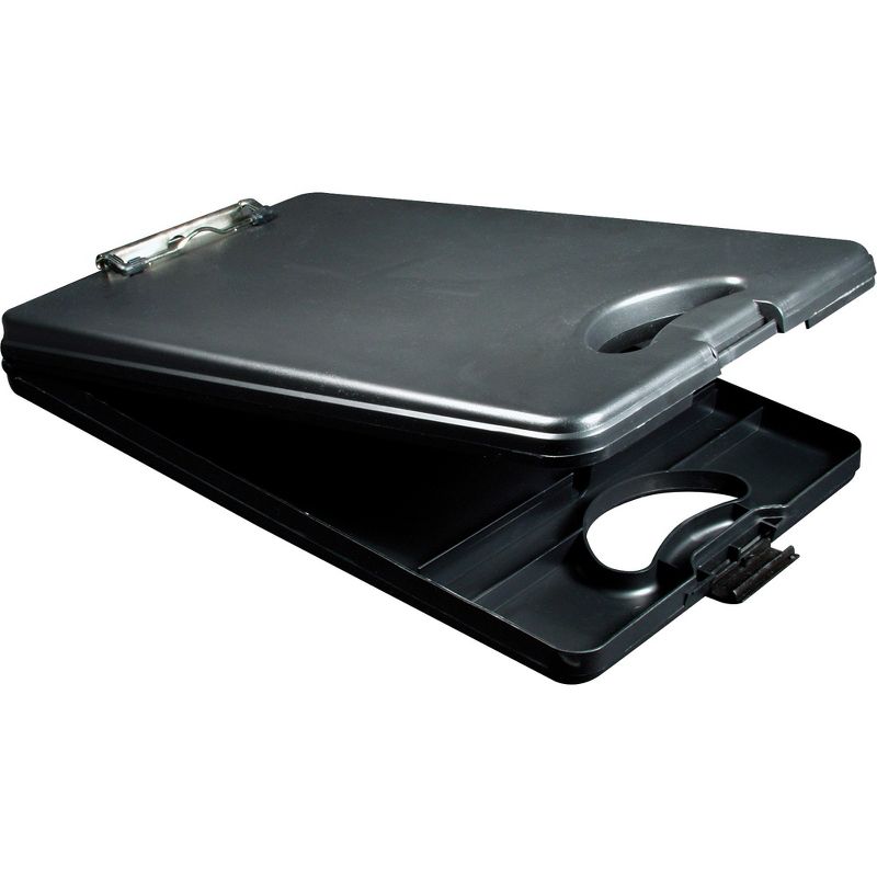Saunders Portable Desktop Clipboard 1/2"Storage 10"x16" Black 00533