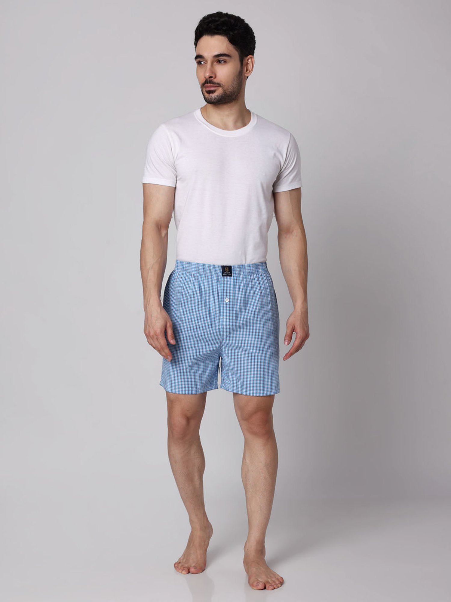 Urban Scottish Multi Cotton Regular fit Print Boxers-Pack of 3