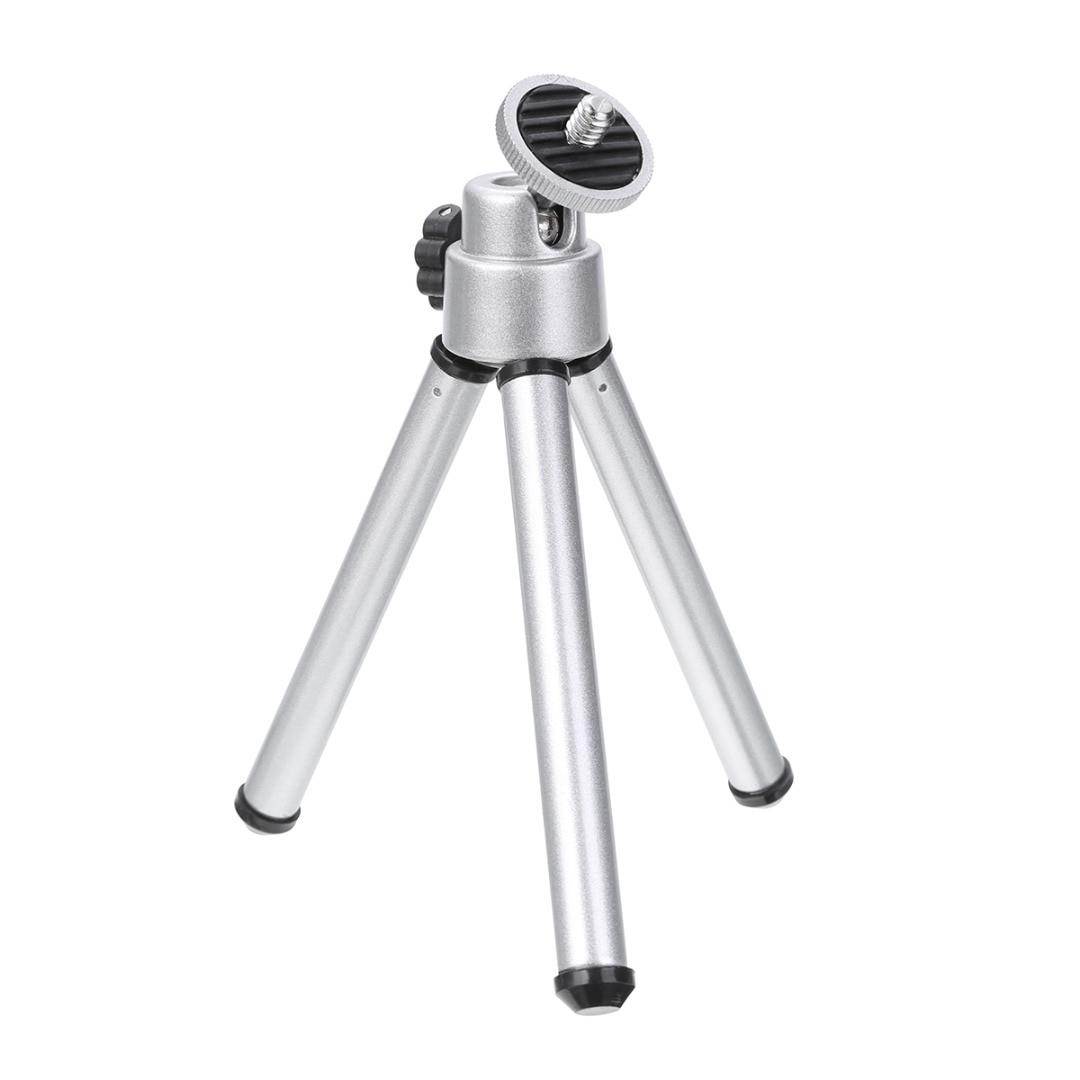 1pc Universal Camera Mini Travel Tripod Portable Flexible Leg Tripod Stand Silver for GoPro Hero Camera Accessories