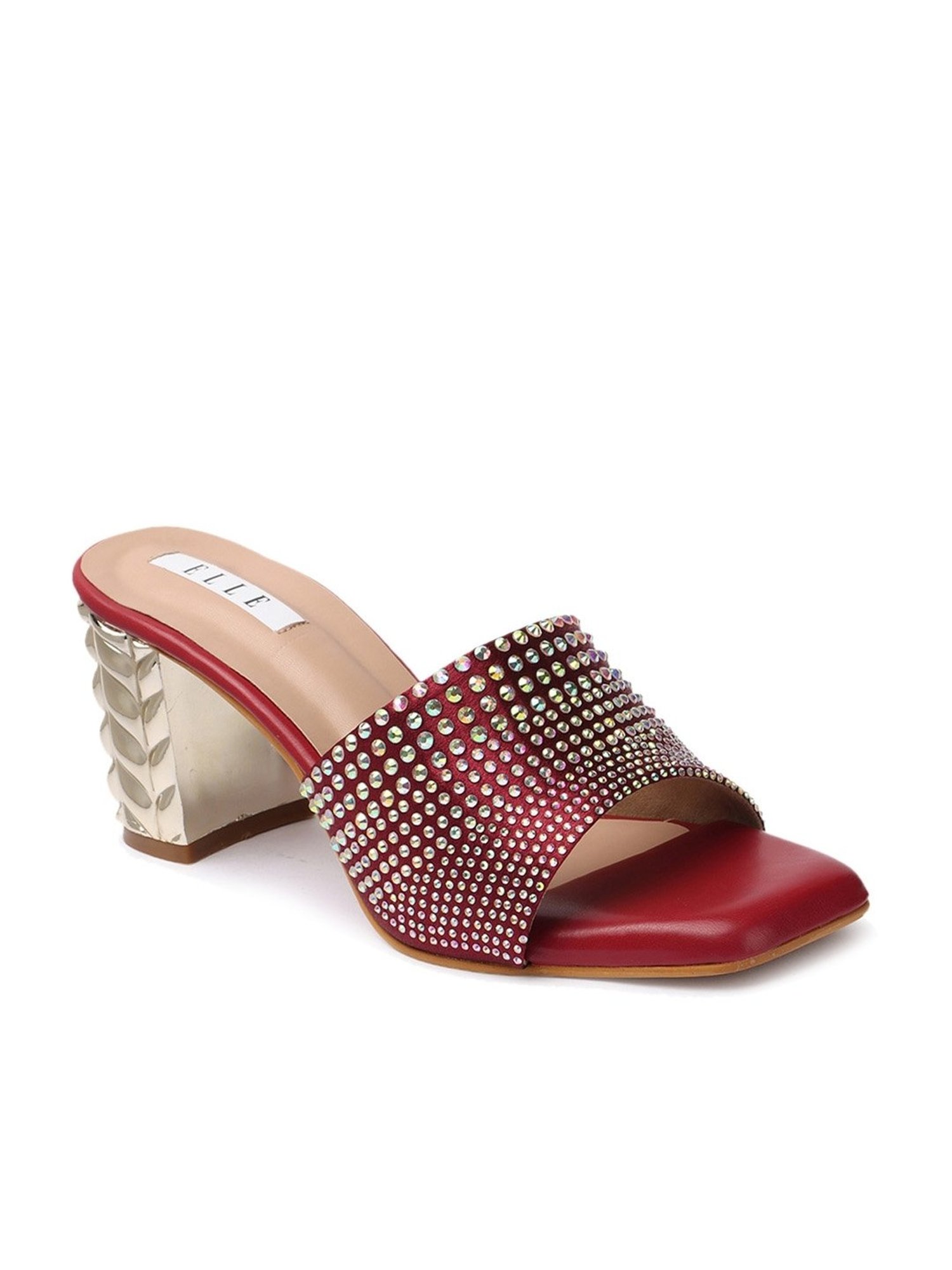 Elle Women's Red Ethnic Sandals