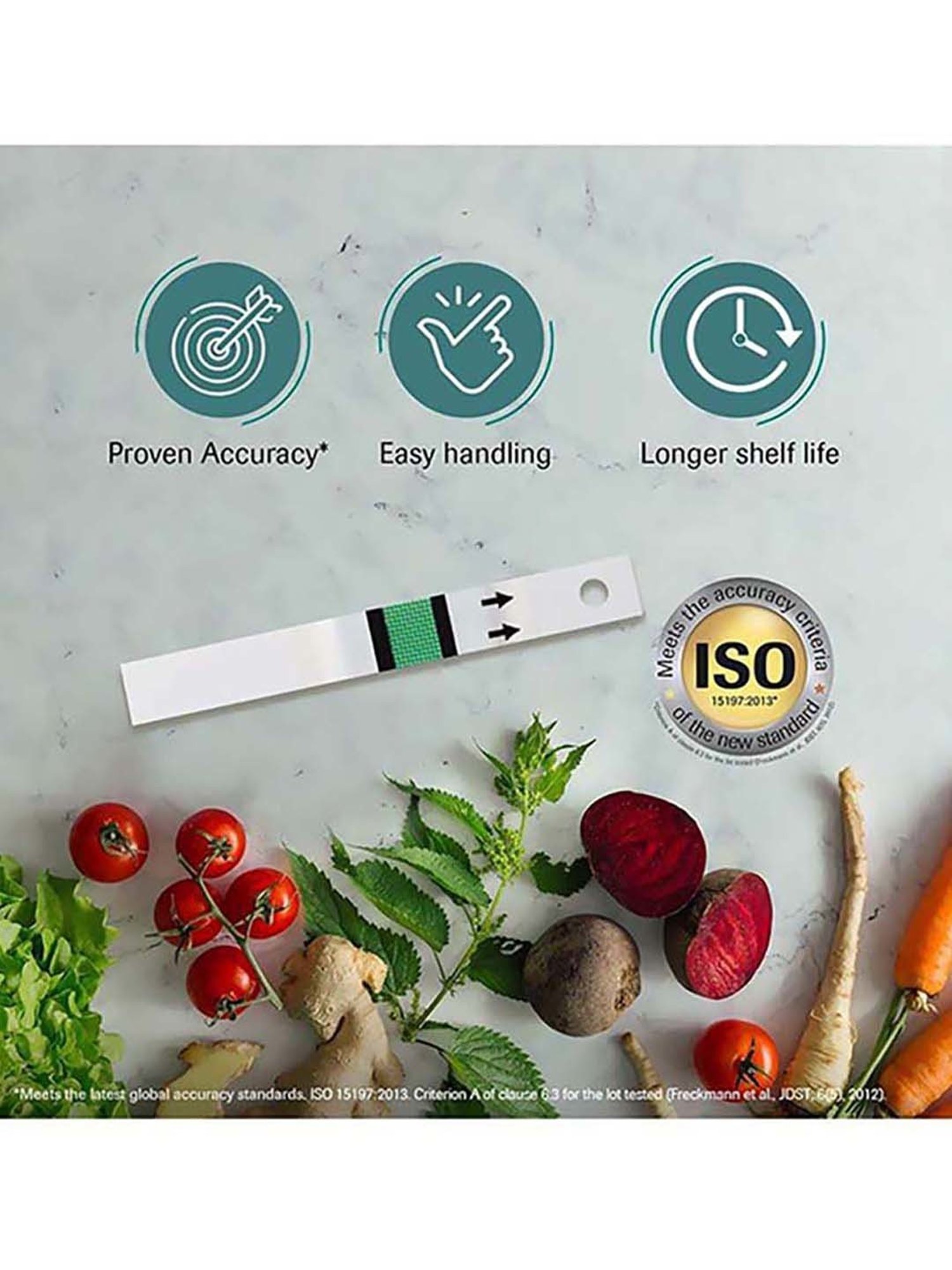 Accu Chek Active Blood Glucose Test Strip - 50 Piece (White)