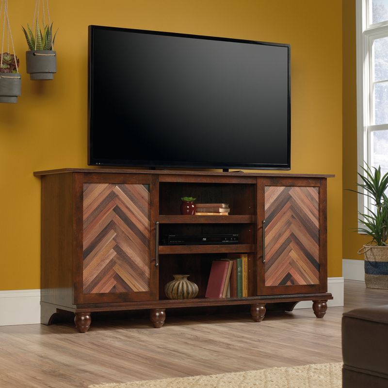 Viabella Entertainment Credenza for TV's up to 60" Curado Cherry Finish - Sauder