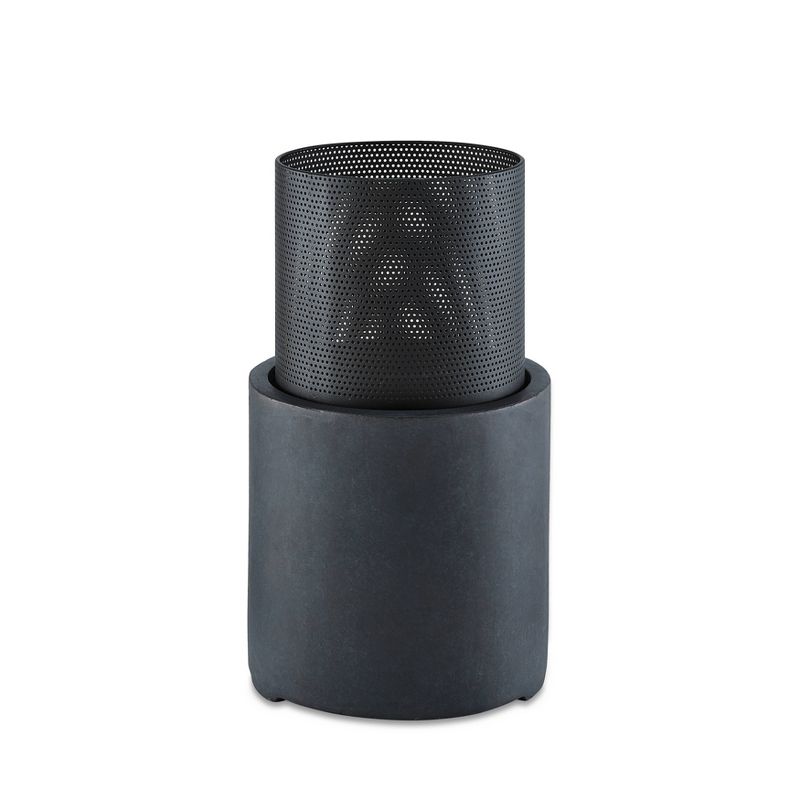 12.5"x21.5" Outdoor Wood Burning Faux Stone Column Fire Pit  - Dayna B.