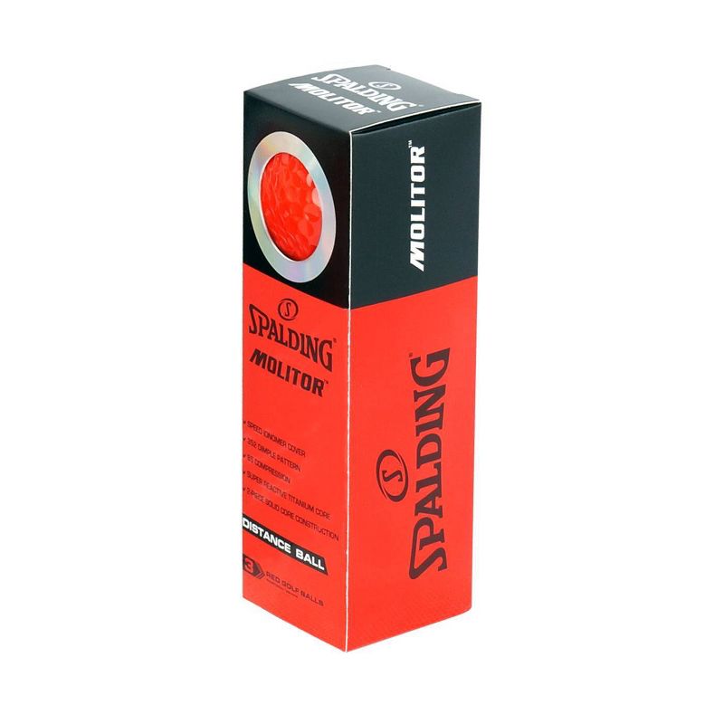 Spalding Molitor Golf Balls 30pc - Red