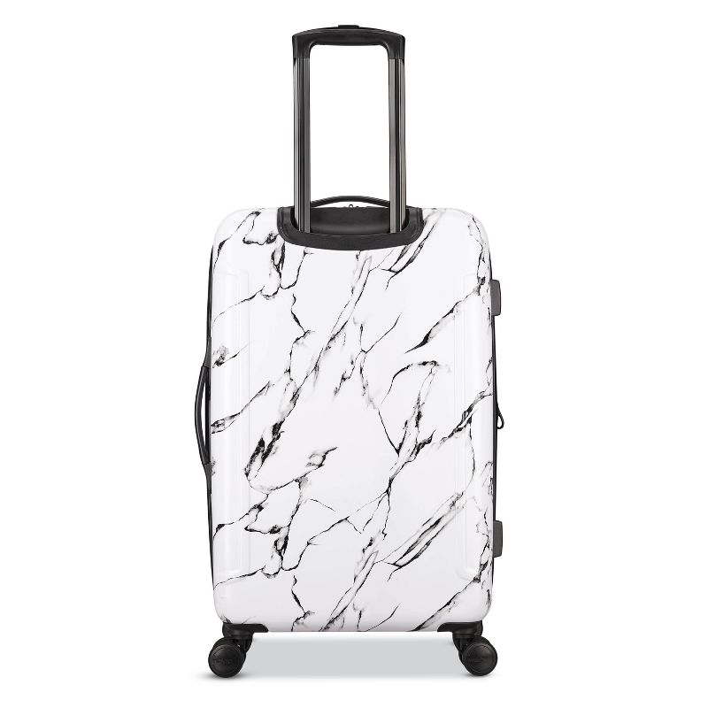 American Tourister 29'' Axion Checked Softside Suitcase - Black