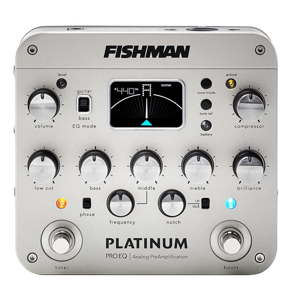 Fishman PRO-PLT-201 Platinum Pro EQ Analog Universal Instrument Preamp