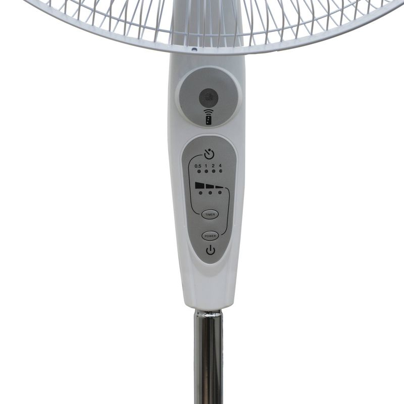 BLACK+DECKER 18" Stand Fan with Remote Control White