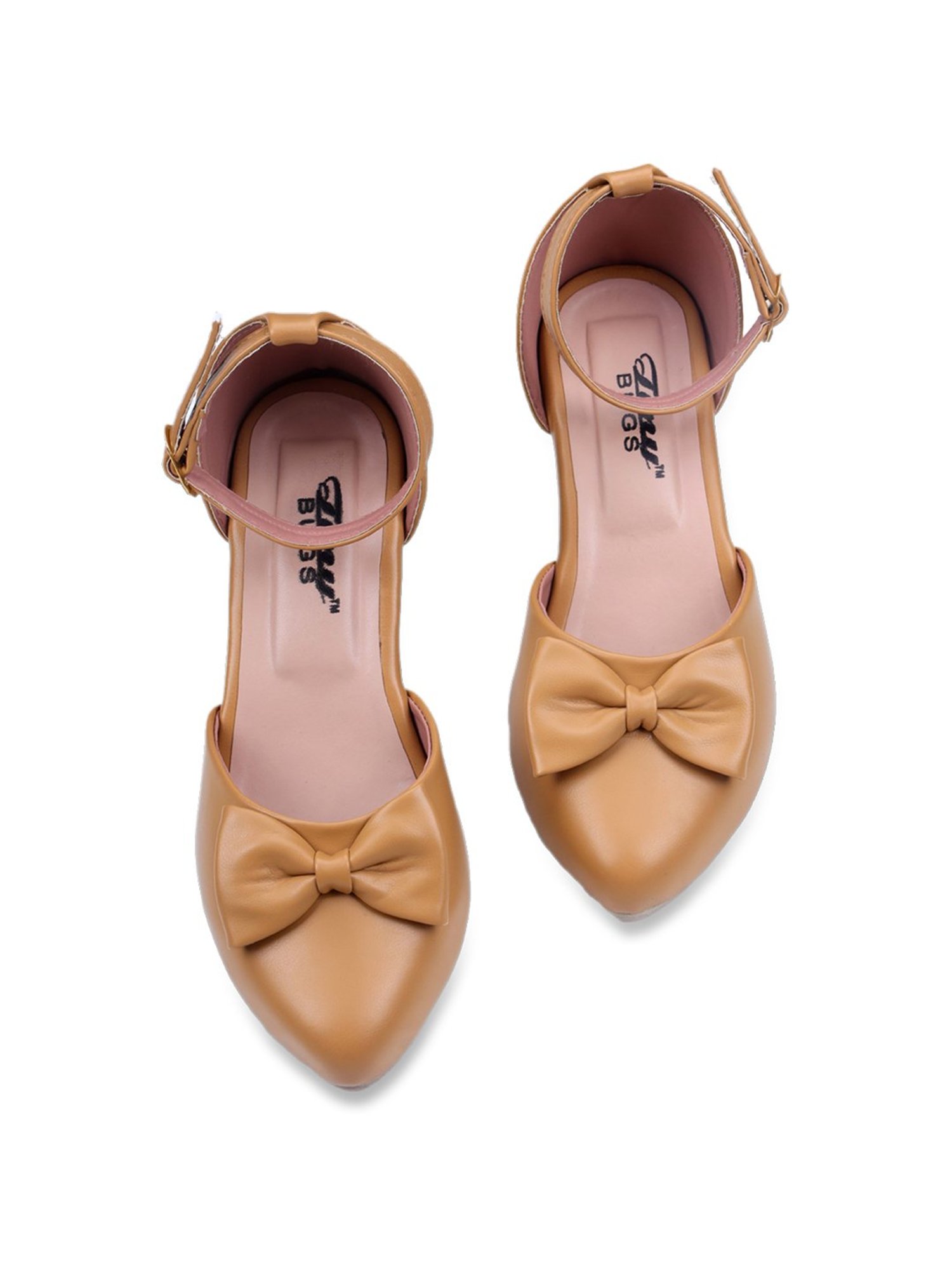 Tiny Bugs Kids Tan Ankle Strap Sandals