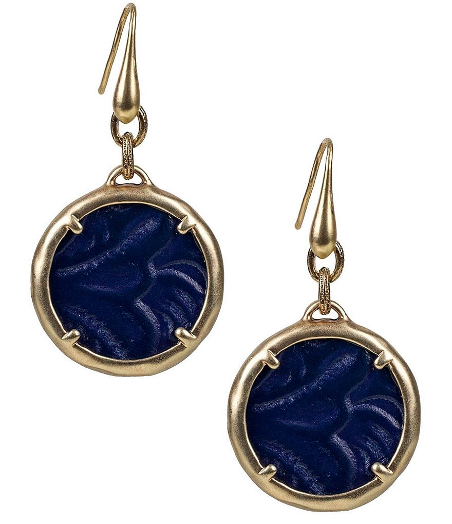 Patricia Nash The Elena Leather Charm Earrings