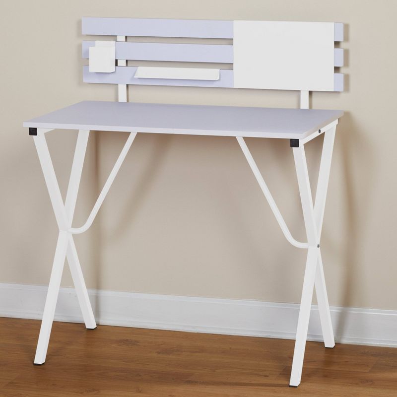 Corey Metal Writing Desk White - Buylateral