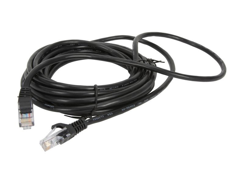 Cat 6 Ethernet Cable 50 ft Black Long Internet Network Cable High Speed Flat LAN Cable RJ45 Cord for Gaming Switch Modem Router Coupler