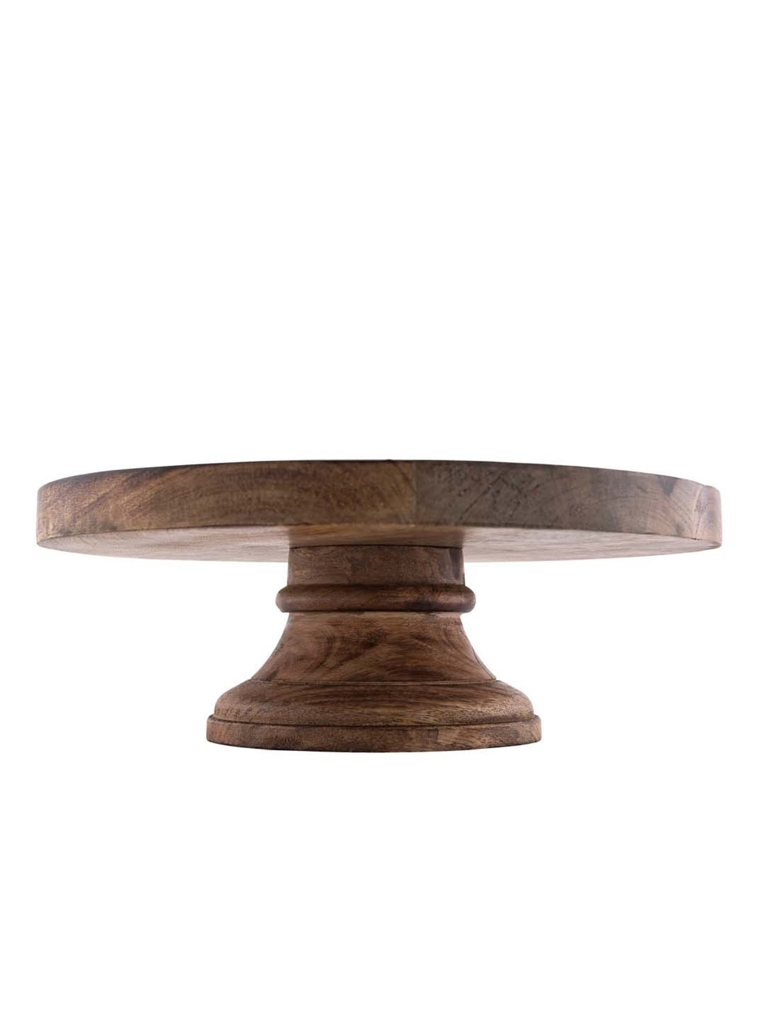 India Circus Color Bordered Blue Bone China Cake Stand