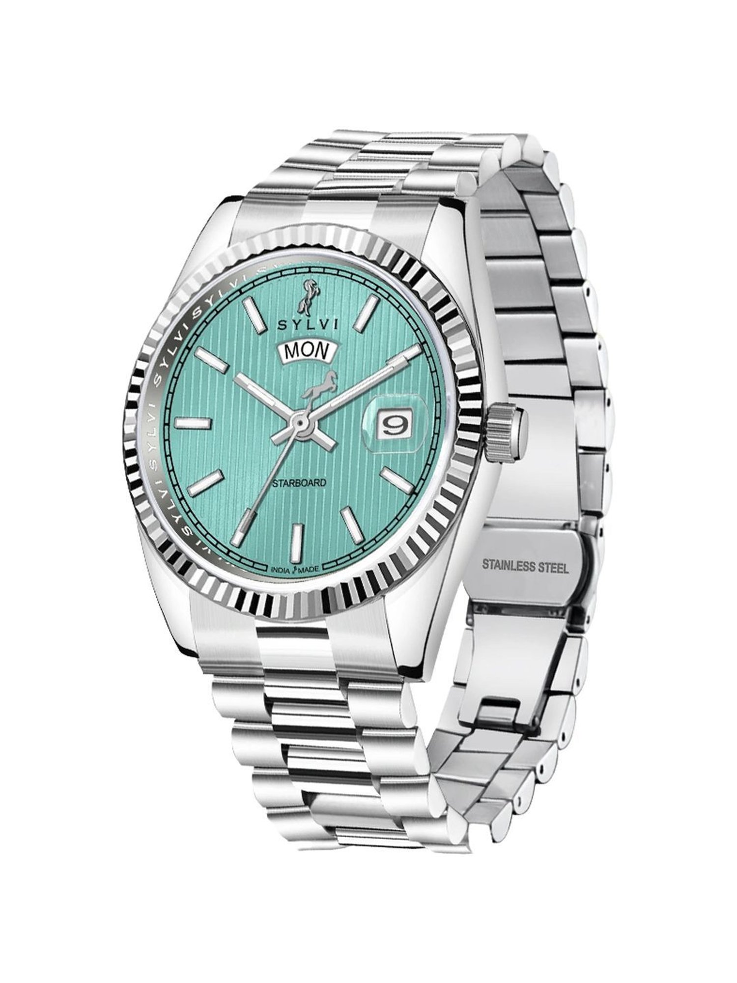 Sylvi Nitroneon 1 Starboard Analog Watch for Men