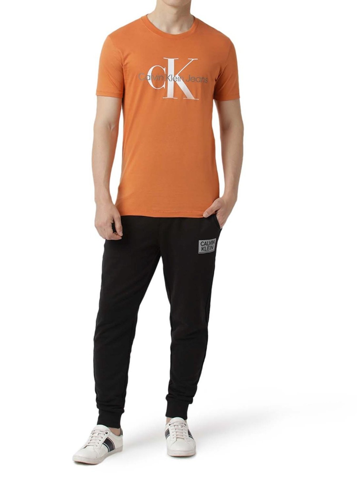 Calvin Klein Jeans Clay & White Logo Slim Fit T-Shirt