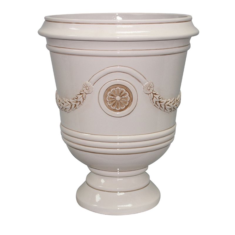 15" Porter Urn, Ivory - Southern Patio