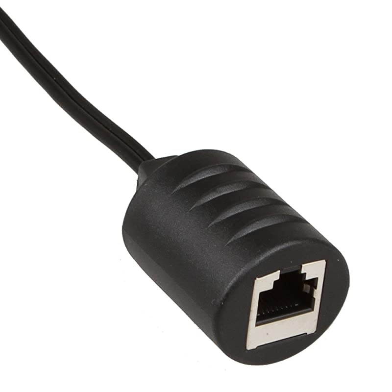 2Pack 3.5mm Stereo to RJ45 Female Extender Over Cat5&Cat6 Cable (2X 3.5mm to RJ45 Female)