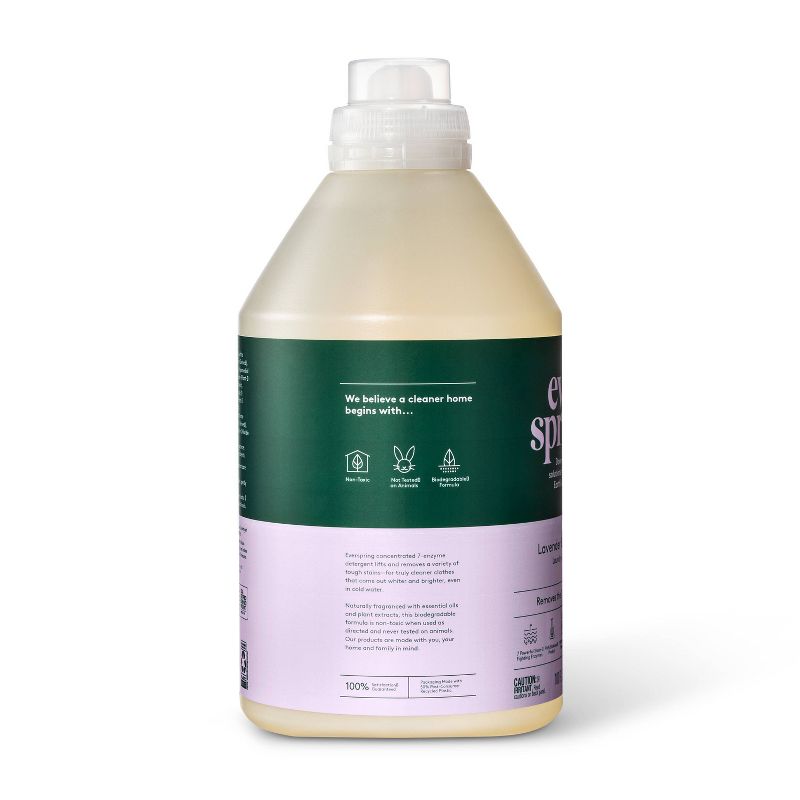 Lavender & Bergamot Liquid Laundry Detergent - 100 fl oz - Everspring™