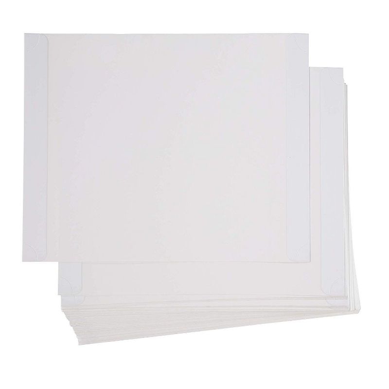 Sustainable Greetings 48-Pack White Single Sided Certificate Holder for Diploma Award Letter Sized Document 11.2 x 8.8 in